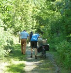 Départ des cyclistes